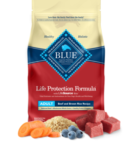 Blue Buffalo BLUE BUFFALO DOG ADULT BEEF & RICE 30 lbs