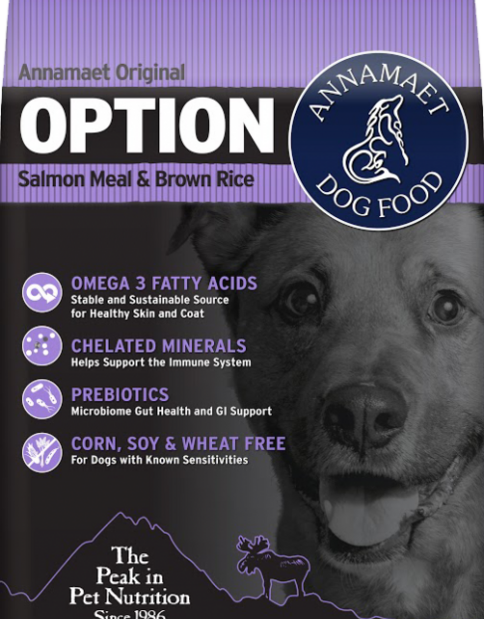 Annamaet ANNAMAET DOG OPTION 24% SALMON & RICE 12 lbs