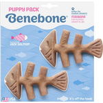 Benebone Benebone Fishbone Puppy Chew Toys Small Pack of 2, X-Small