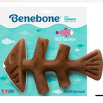 Benebone Benebone Fishbone Durable Dog Chew Toy Real Fish Giant