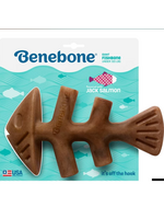 Benebone Benebone Fishbone Durable Dog Chew Toy Real Fish Giant