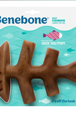 Benebone Benebone Fishbone Durable Dog Chew Toy Real Fish Giant