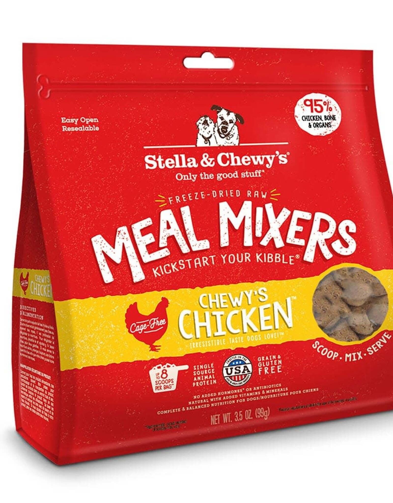 STELLA & CHEWY'S LLC STELLA & CHEWY'S DOG FREEZE DRIED CHICKEN MEAL MIXERS 8OZ