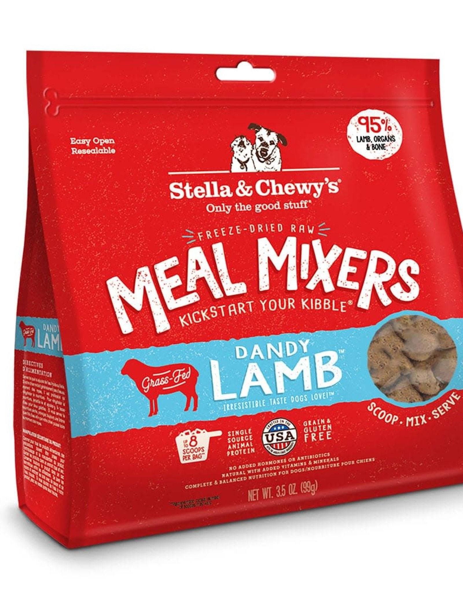 STELLA & CHEWY'S LLC STELLA & CHEWY'S FREEZE-DRIED CHEWY'S LAMB MEAL MIXERS 18OZ