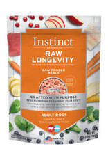 INSTINCT PET FOOD INSTINCT RAW LONGEVITY DOG 100% FREEZED DRIED BEEF/COD 9.5OZ