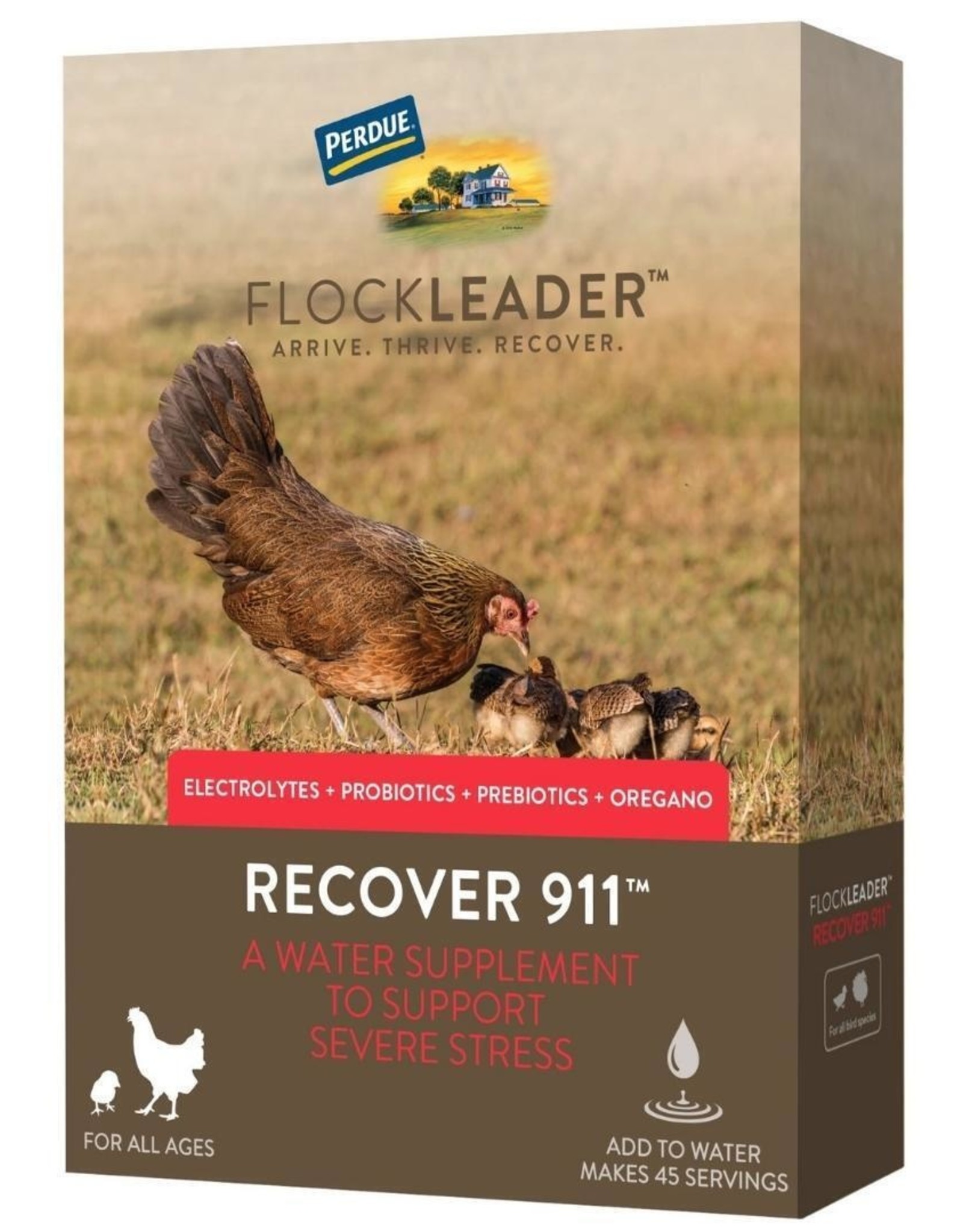 PERDUE PERDUE FLOCKLEADER RECOVER 911 POULTRY SUPPLEMENT