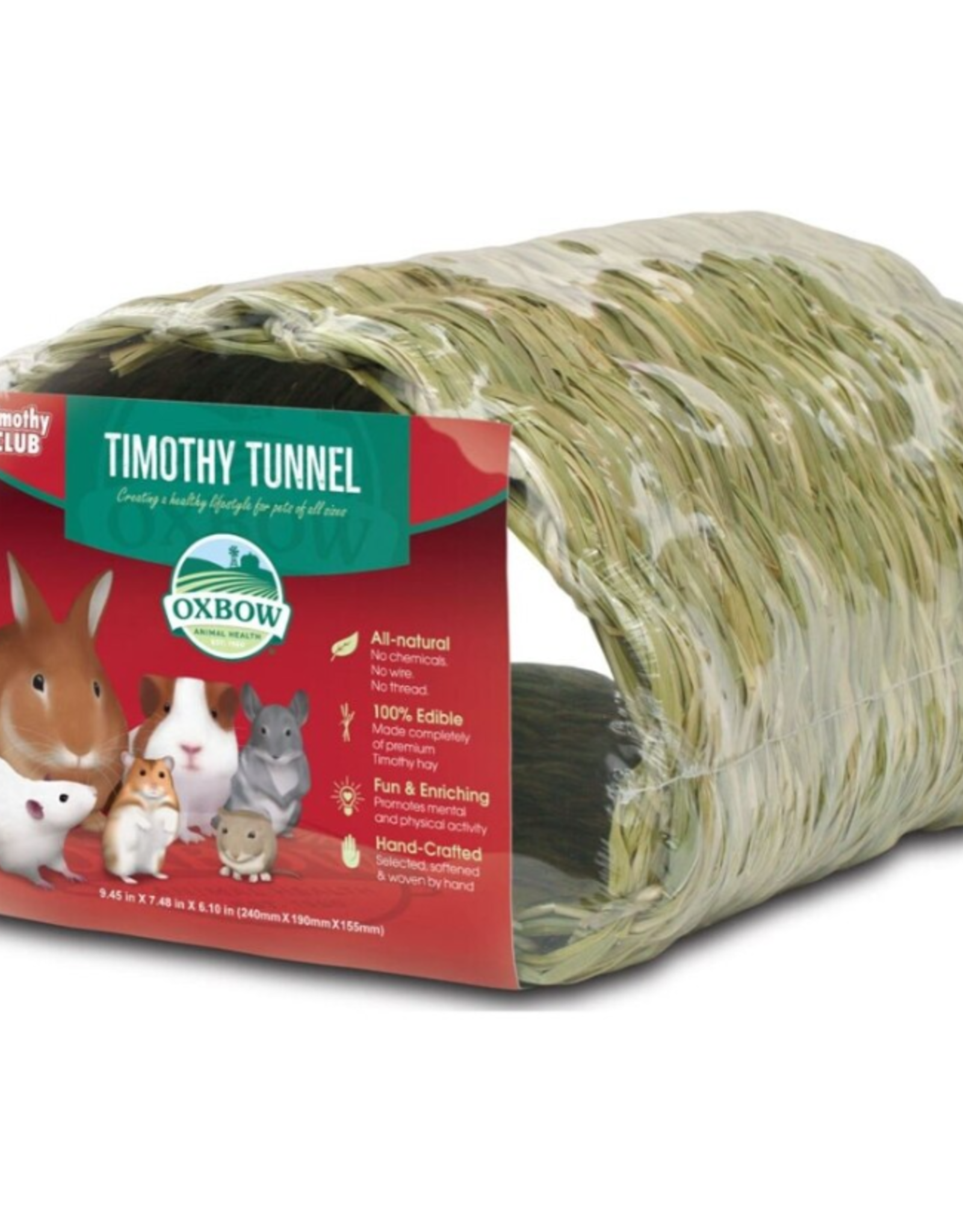 Oxbow Oxbow Animal Health Timothy CLUB Timothy Hay Small Animal Tunnel Tan