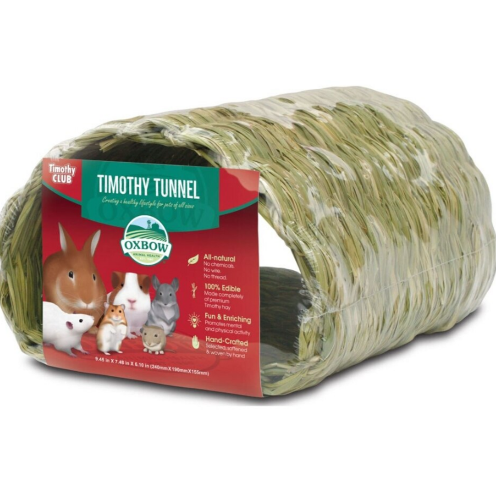 Oxbow Oxbow Animal Health Timothy CLUB Timothy Hay Small Animal Tunnel Tan