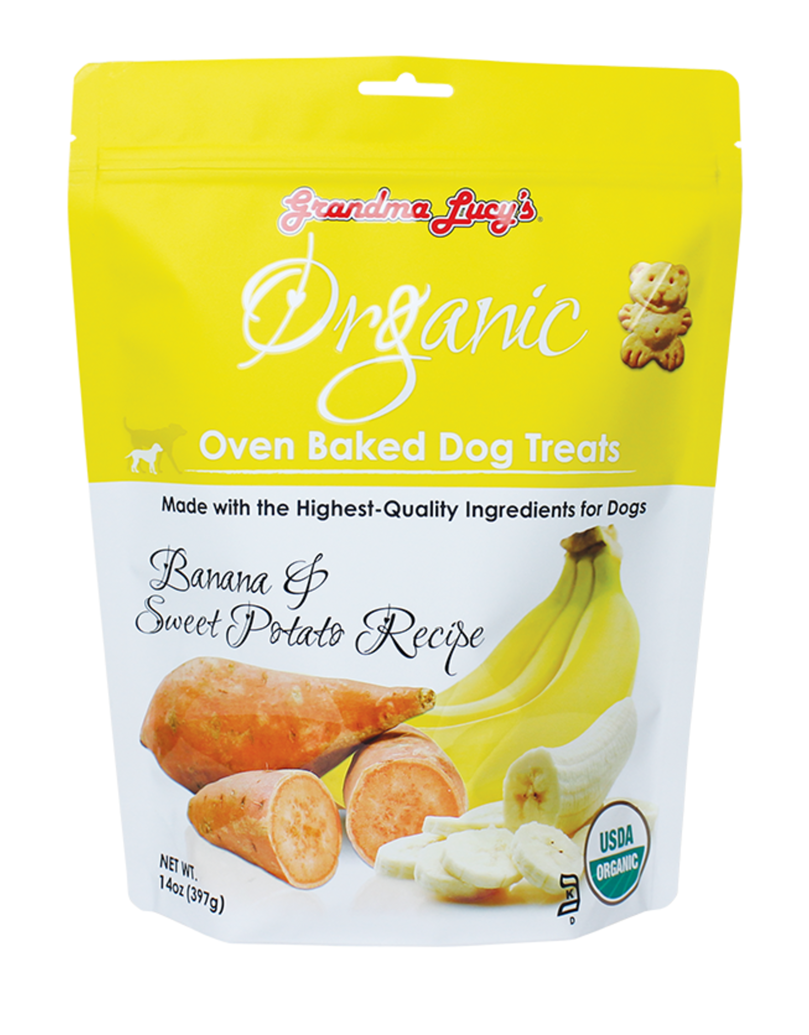 Grandma Lucy's GRANDMA LUCY'S ORGANIC BANANA & SWEET POTATO TREAT 14OZ