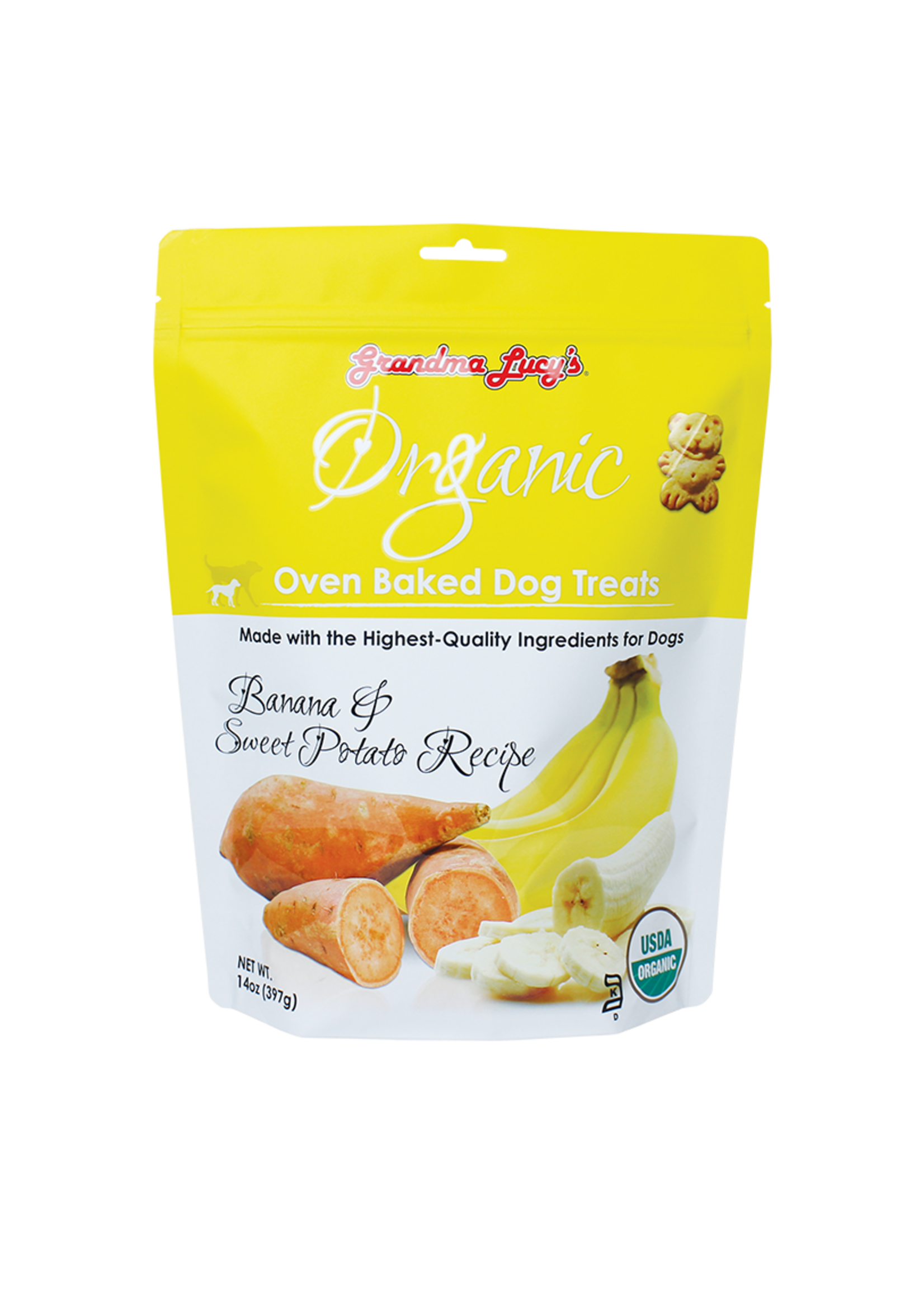 Grandma Lucy's GRANDMA LUCY'S ORGANIC BANANA & SWEET POTATO TREAT 14OZ