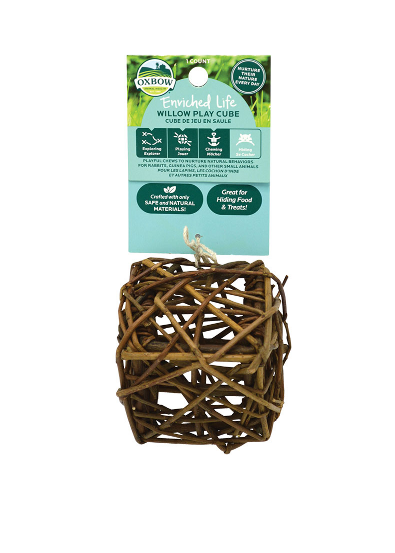 Oxbow Oxbow Willow Play Cube for Small Animals