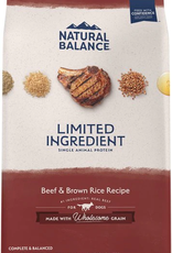 Natural Balance NATURAL BALANCE DOG LID BEEF & BROWN RICE 4 LBS