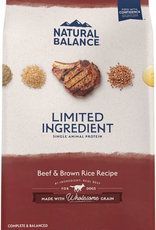 NATURAL BALANCE PET FOODS, INC NATURAL BALANCE DOG LID BEEF & BROWN RICE 4 LBS