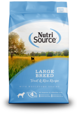 NUTRISOURCE NUTRISOURCE DOG LARGE BREED TROUT & RICE 26 lbs