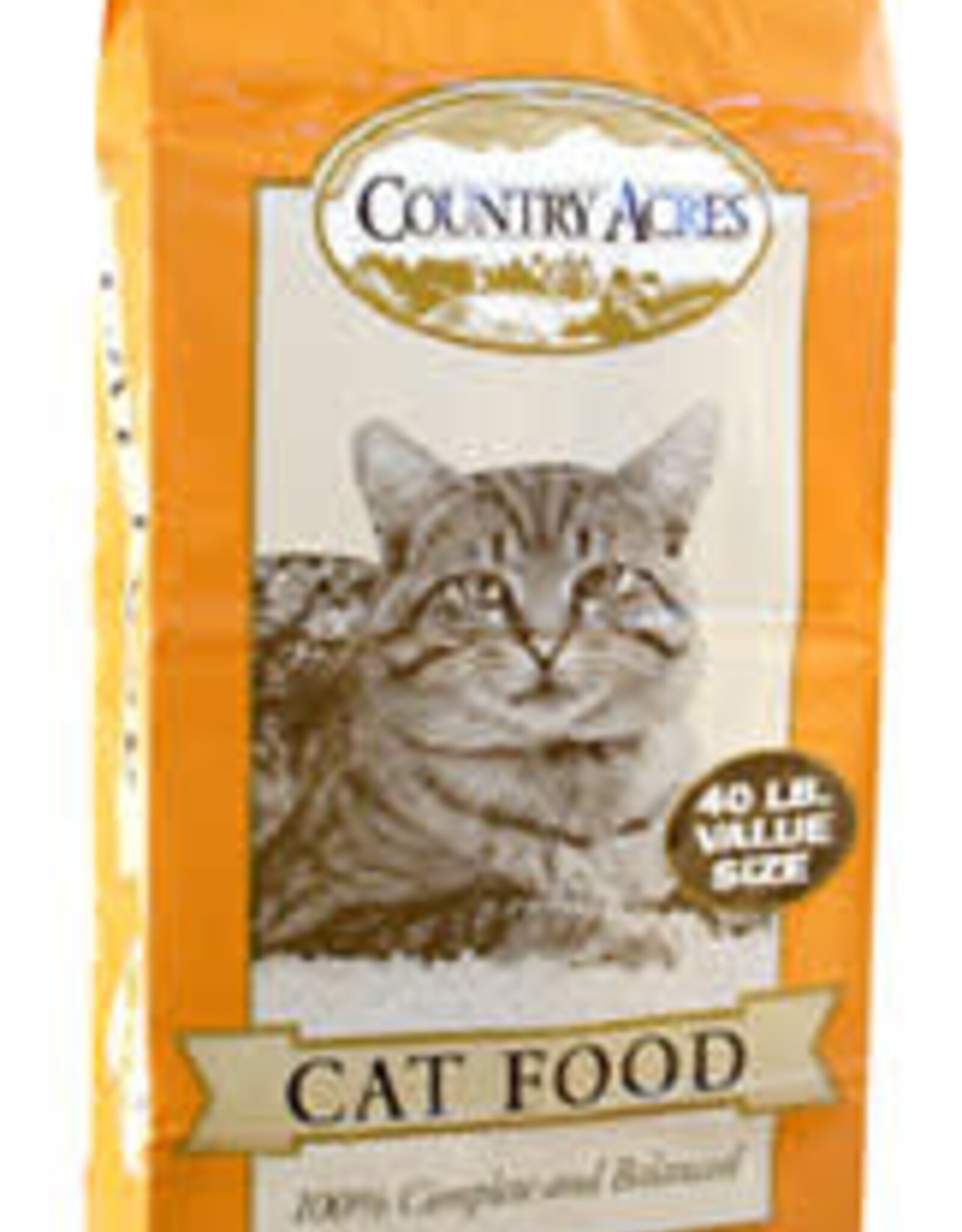PURINA MILLS, INC. COUNTRY ACRES FARM CAT FOOD 40LBS