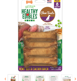 NYLABONE CORP NYLABONE HEALTHY EDIBLES ROAST BEEF & CHICKEN PETITE 8 PK