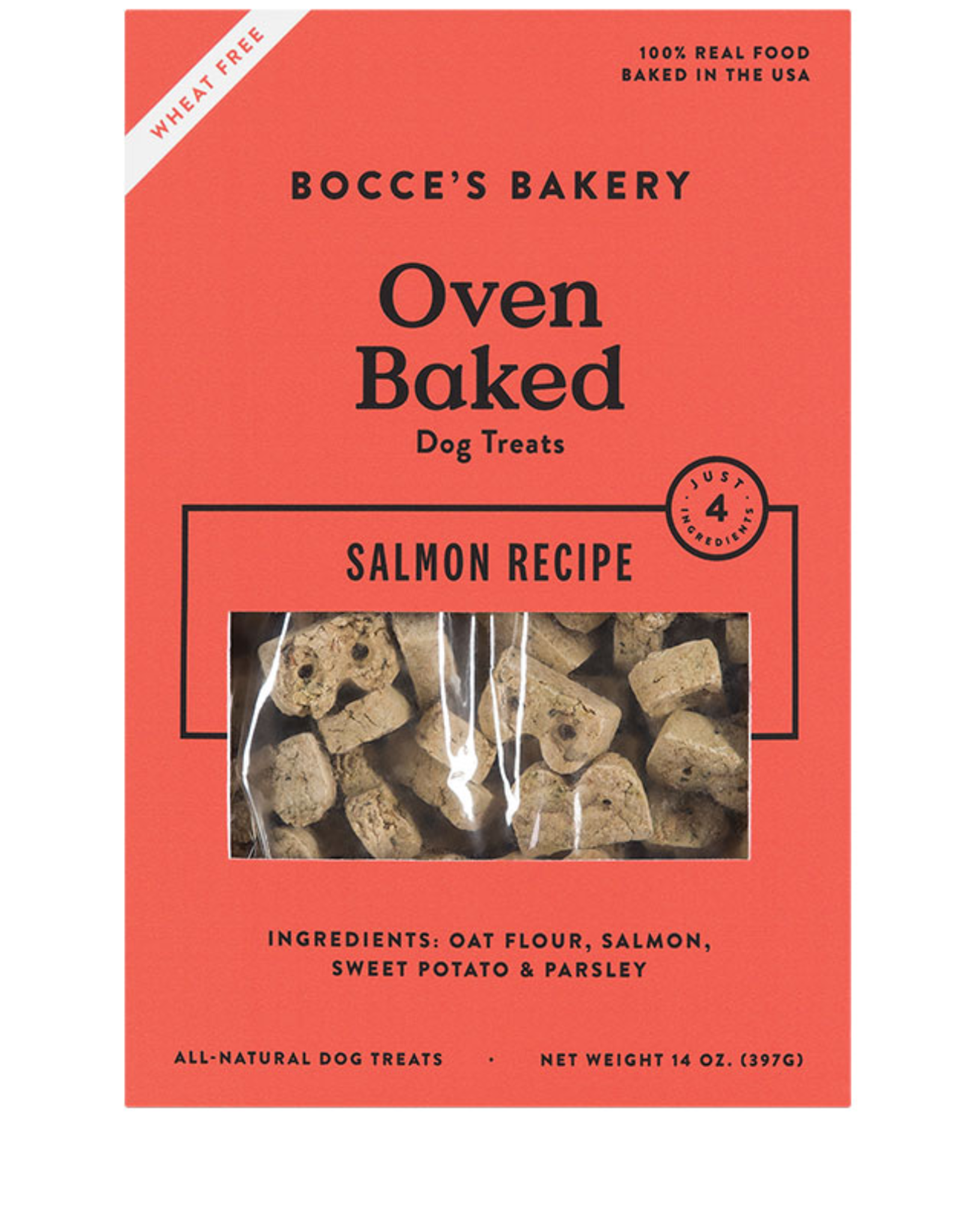 BOCCE'S BAKERY BOCCE'S BAKERY DOG JUST SALMON BISCUITS 14OZ