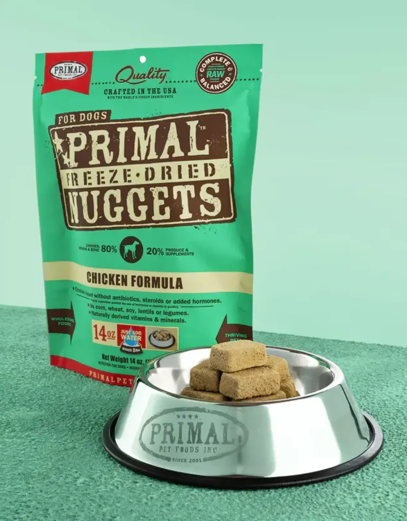 Primal Primal Dog Freeze Dried Nuggets Chicken 14 oz