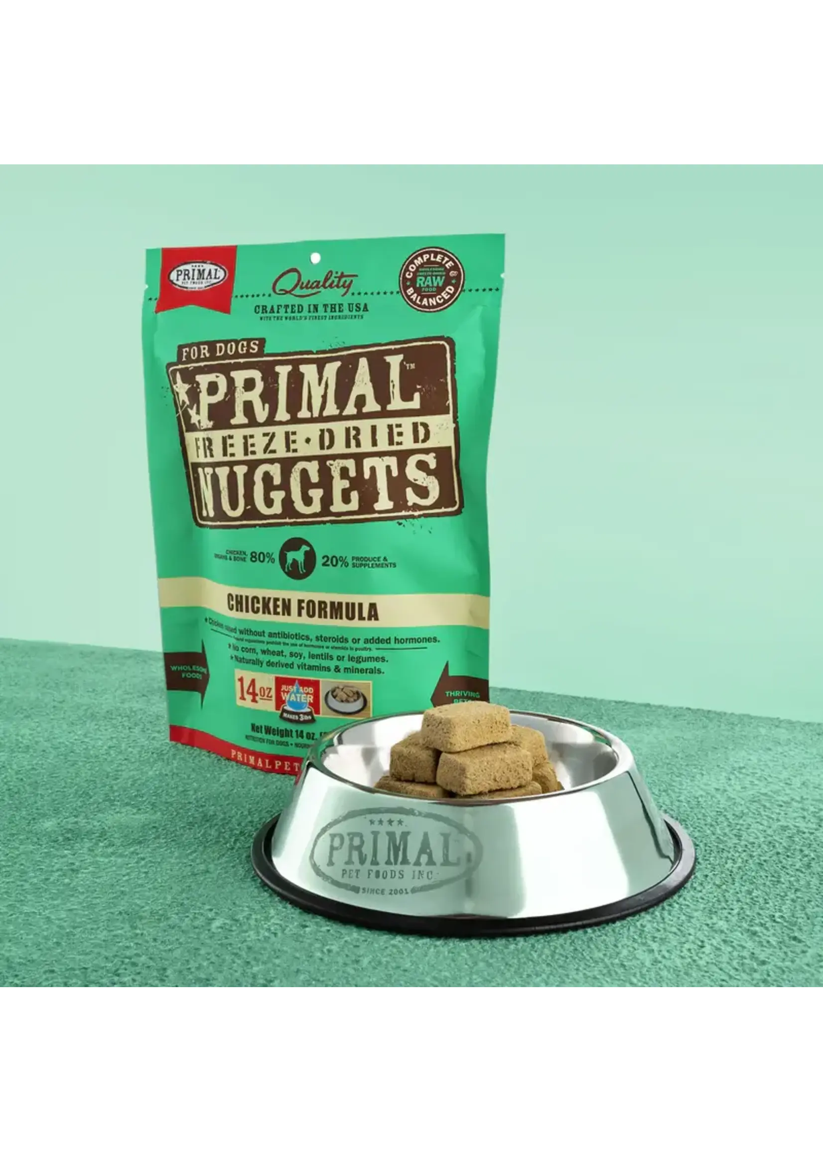 Primal Primal Dog Freeze Dried Nuggets Chicken 14 oz