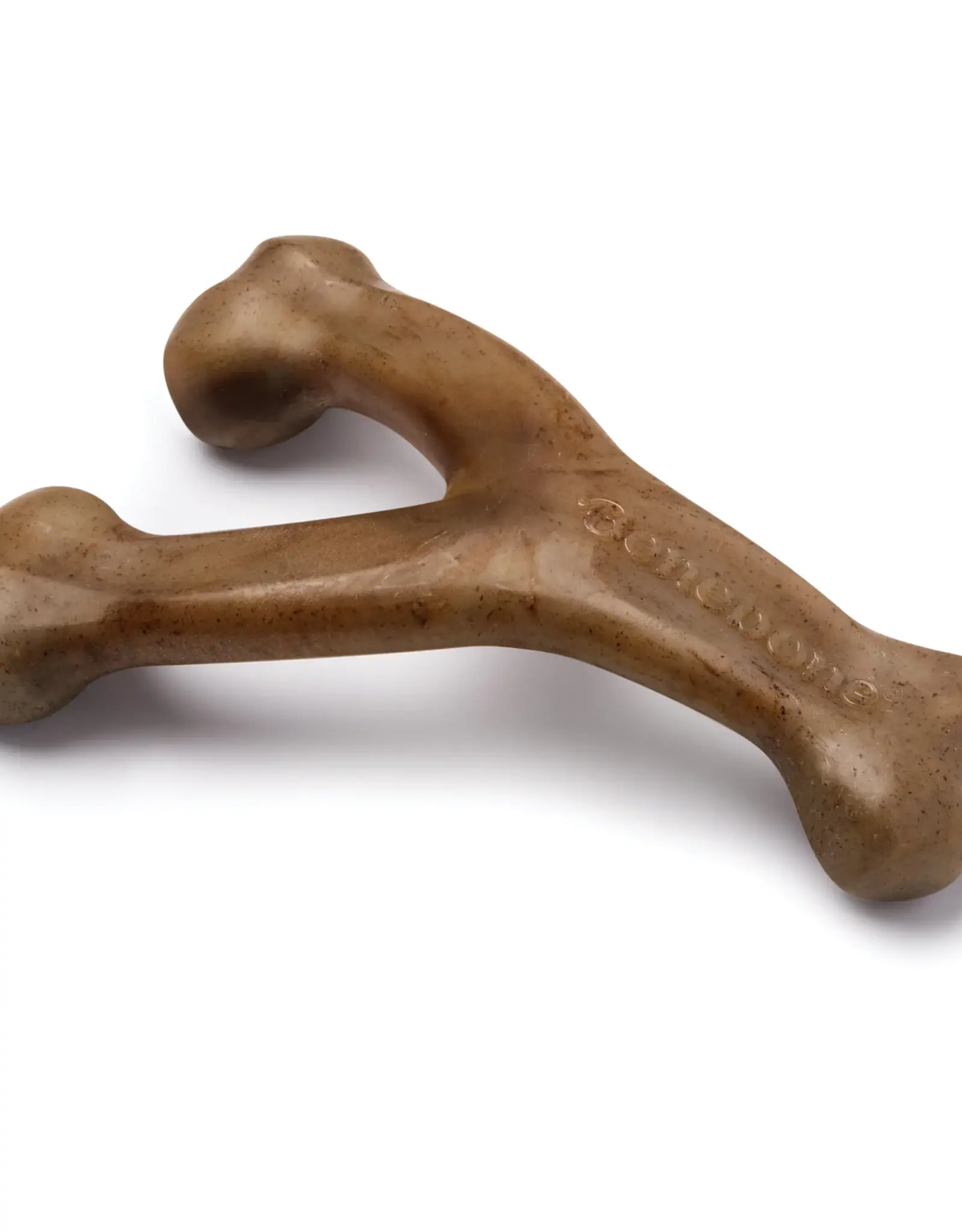 Benebone Benebone Real Bacon Durable Wishbone Dog Chew Toy Medium
