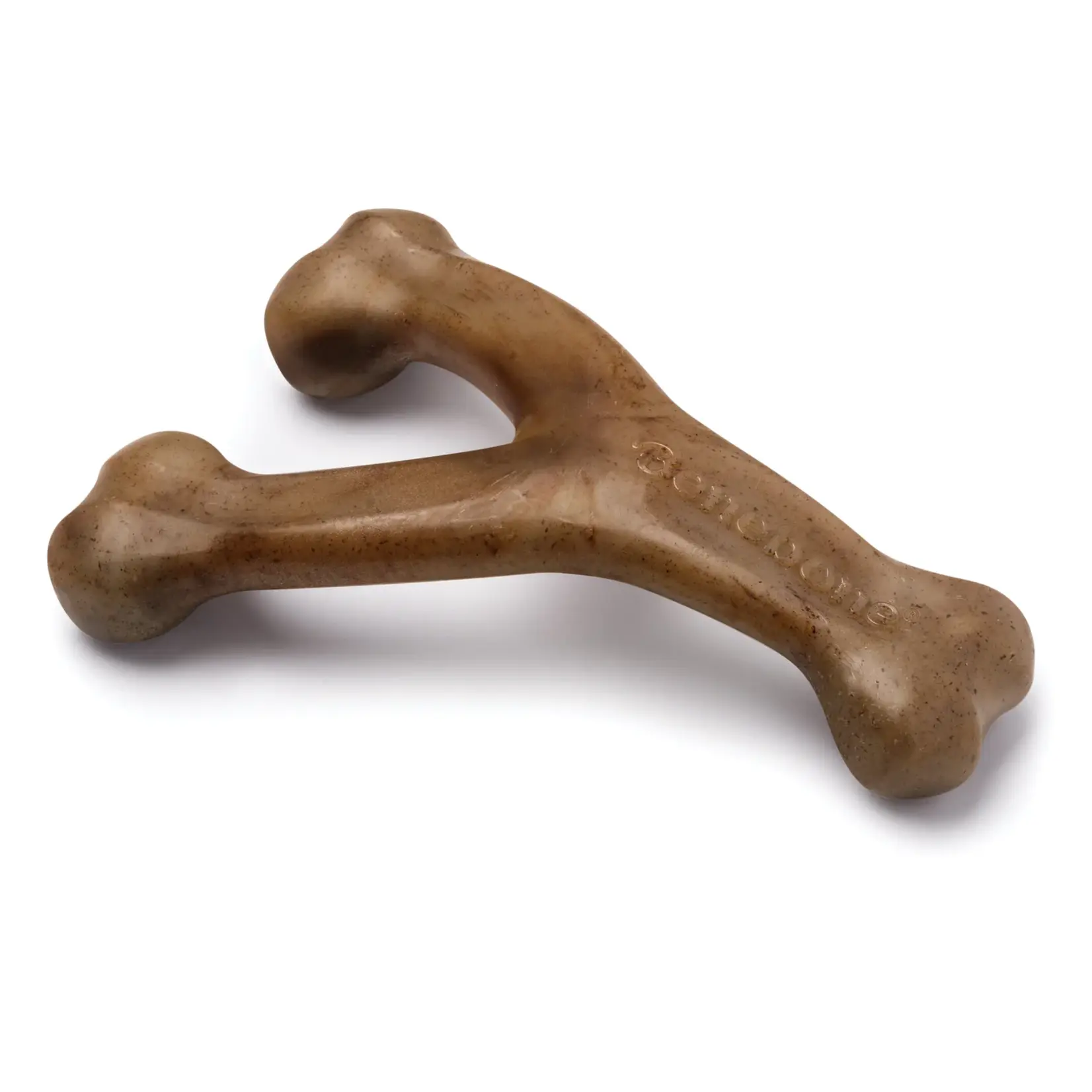 Benebone Benebone Real Bacon Durable Wishbone Dog Chew Toy Medium