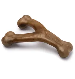 Benebone Benebone Real Bacon Durable Wishbone Dog Chew Toy Medium
