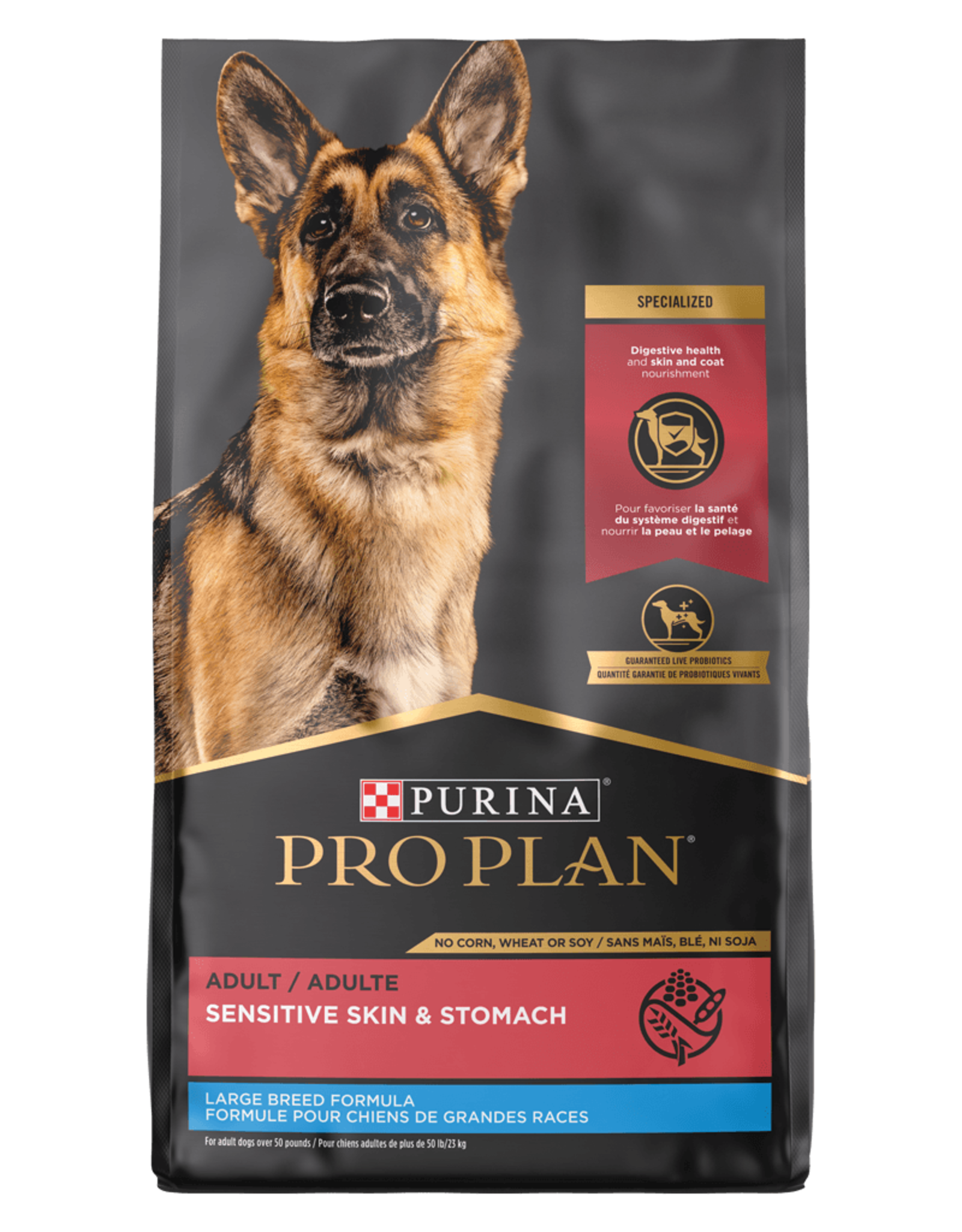 NESTLE PURINA PETCARE PRO PLAN DOG LARGE BREED SENSITIVE SKIN & STOMACH SALMON 35 LBS