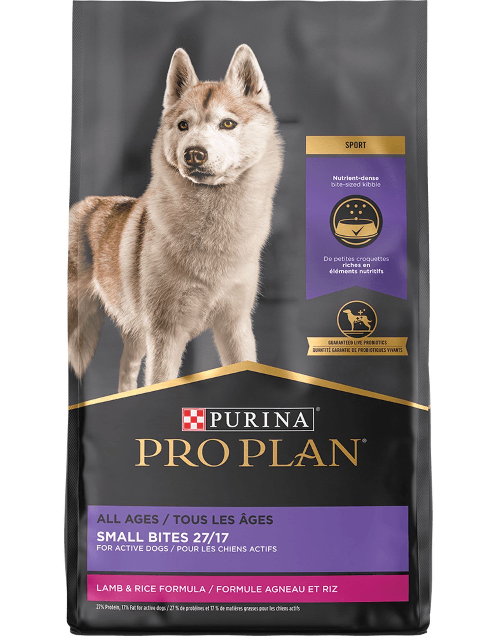 Nestle Purina PRO PLAN DOG LAMB & RICE SMALL BITES 37.5LBS