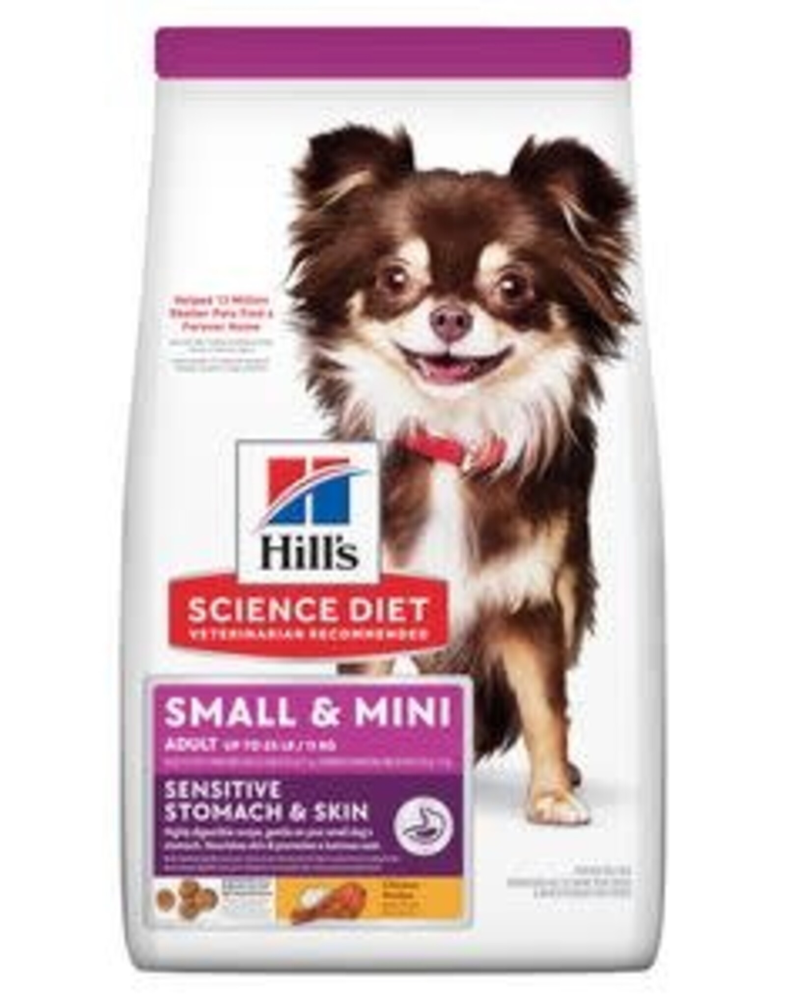 SCIENCE DIET HILL'S SCIENCE DIET CANINE SENSITIVE STOMACH & SKIN SMALL & MINI ADULT 15LBS