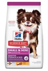 SCIENCE DIET HILL'S SCIENCE DIET CANINE SENSITIVE STOMACH & SKIN SMALL & MINI ADULT 4LBS