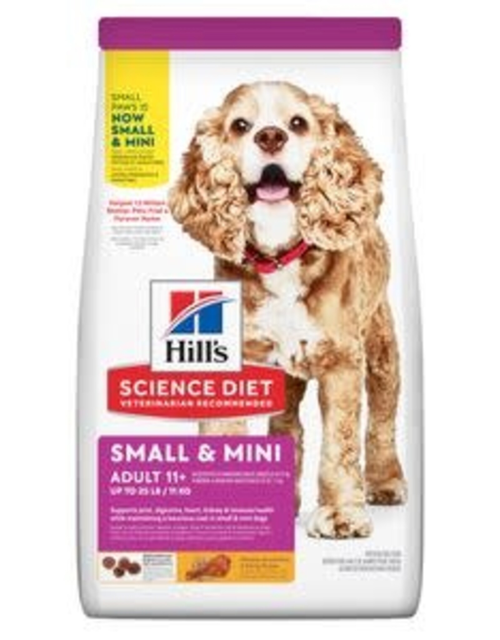 SCIENCE DIET HILL'S SCIENCE DIET CANINE SMALL PAWS SENIOR 11+ 4.5LBS