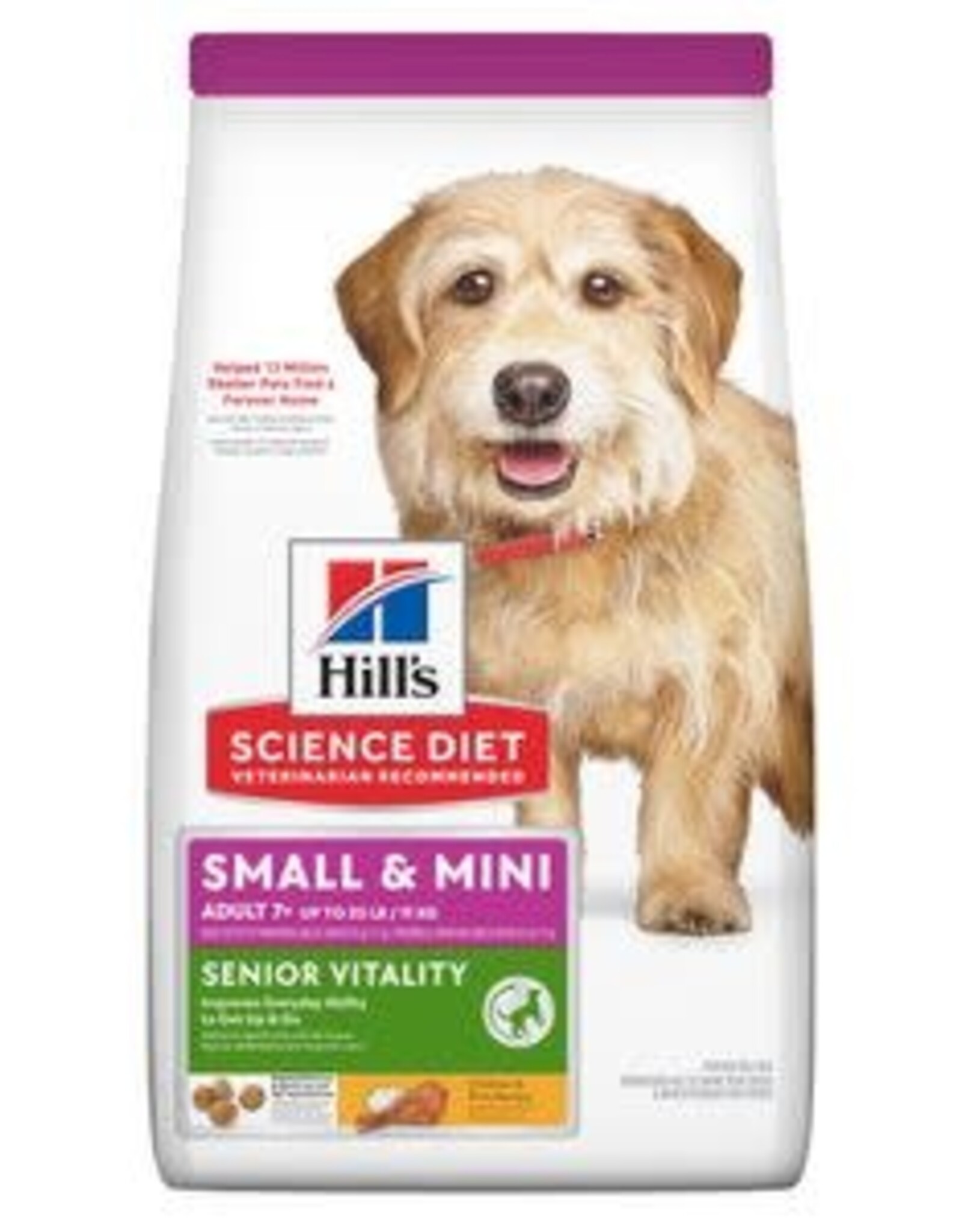 Hill's Science Diet HILL'S SCIENCE DIET CANINE ADULT 7+ YOUTHFUL VITALITY SMALL & MINI CHICKEN RECIPE 3.5LBS