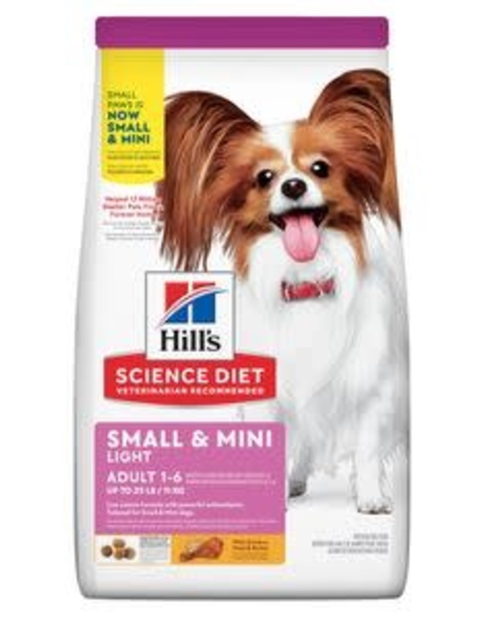 SCIENCE DIET HILL'S SCIENCE DIET CANINE ADULT SMALL PAWS LIGHT 15.5LBS