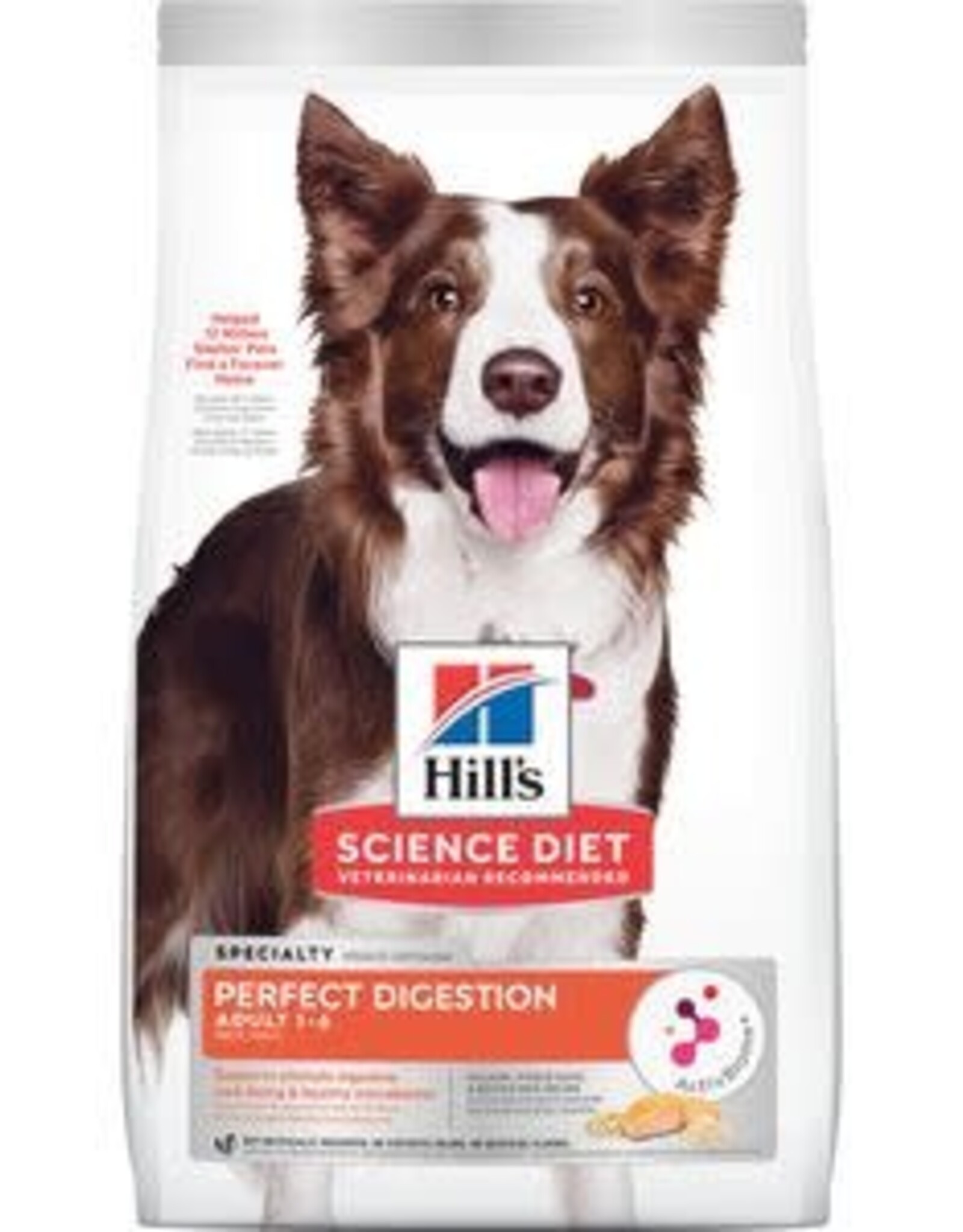 SCIENCE DIET HILL'S SCIENCE DIET DOG ADULT PERFECT DIGESTION SALMON 12 LB