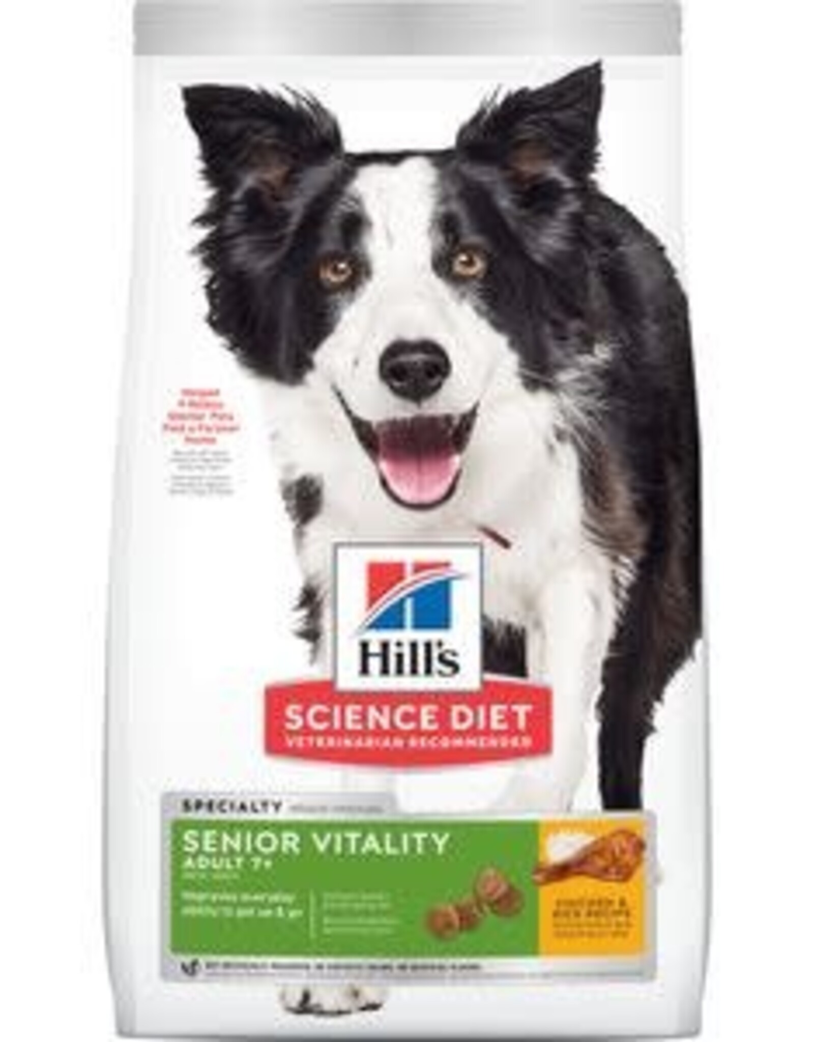 SCIENCE DIET HILL'S SCIENCE DIET CANINE ADULT 7+ YOUTHFUL VITALITY CHICKEN 21.5LBS