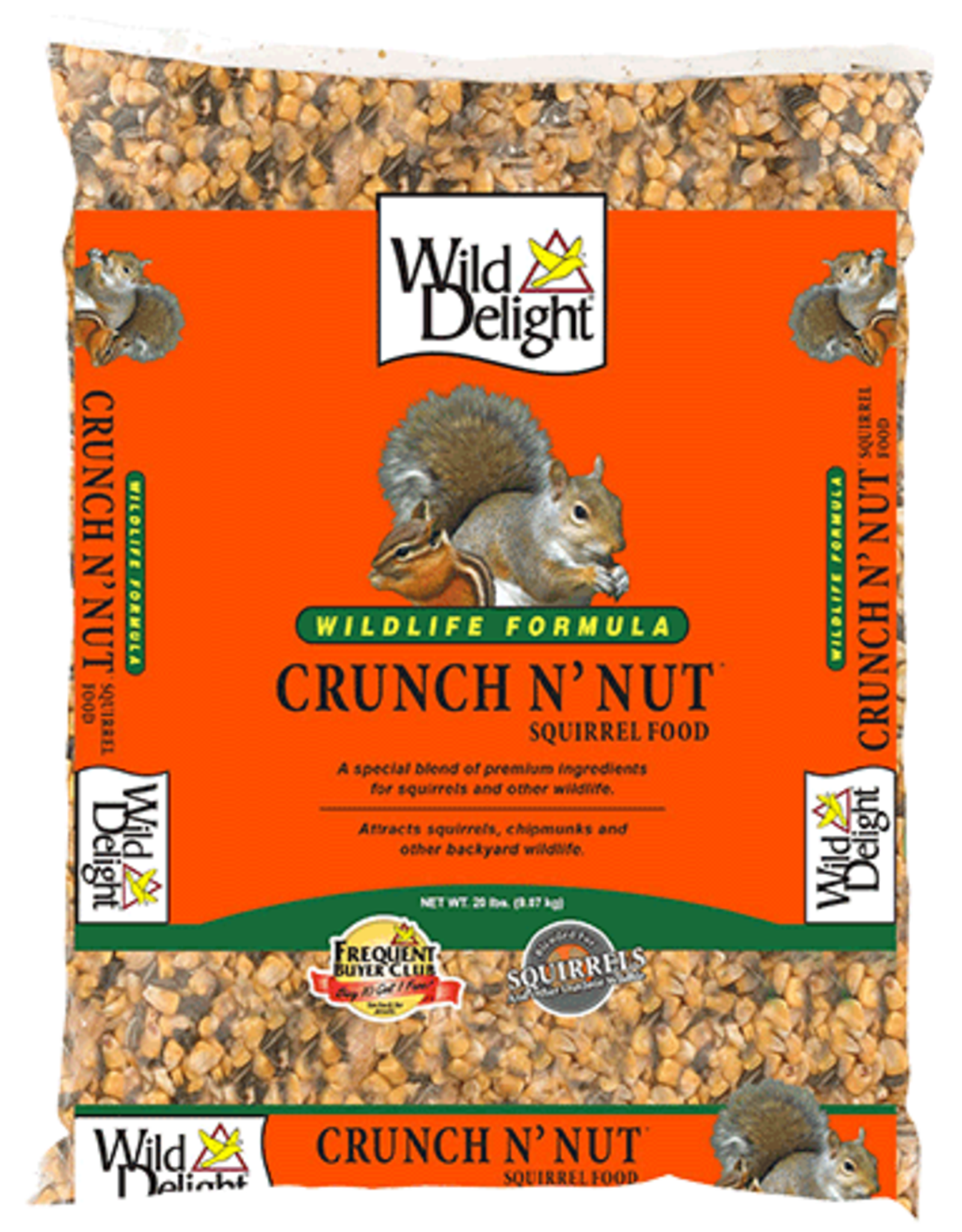 D&D COMMODITIED LTD WILD DELIGHT CRUNCH N 'NUT SQUIRREL FOOD 20LBS