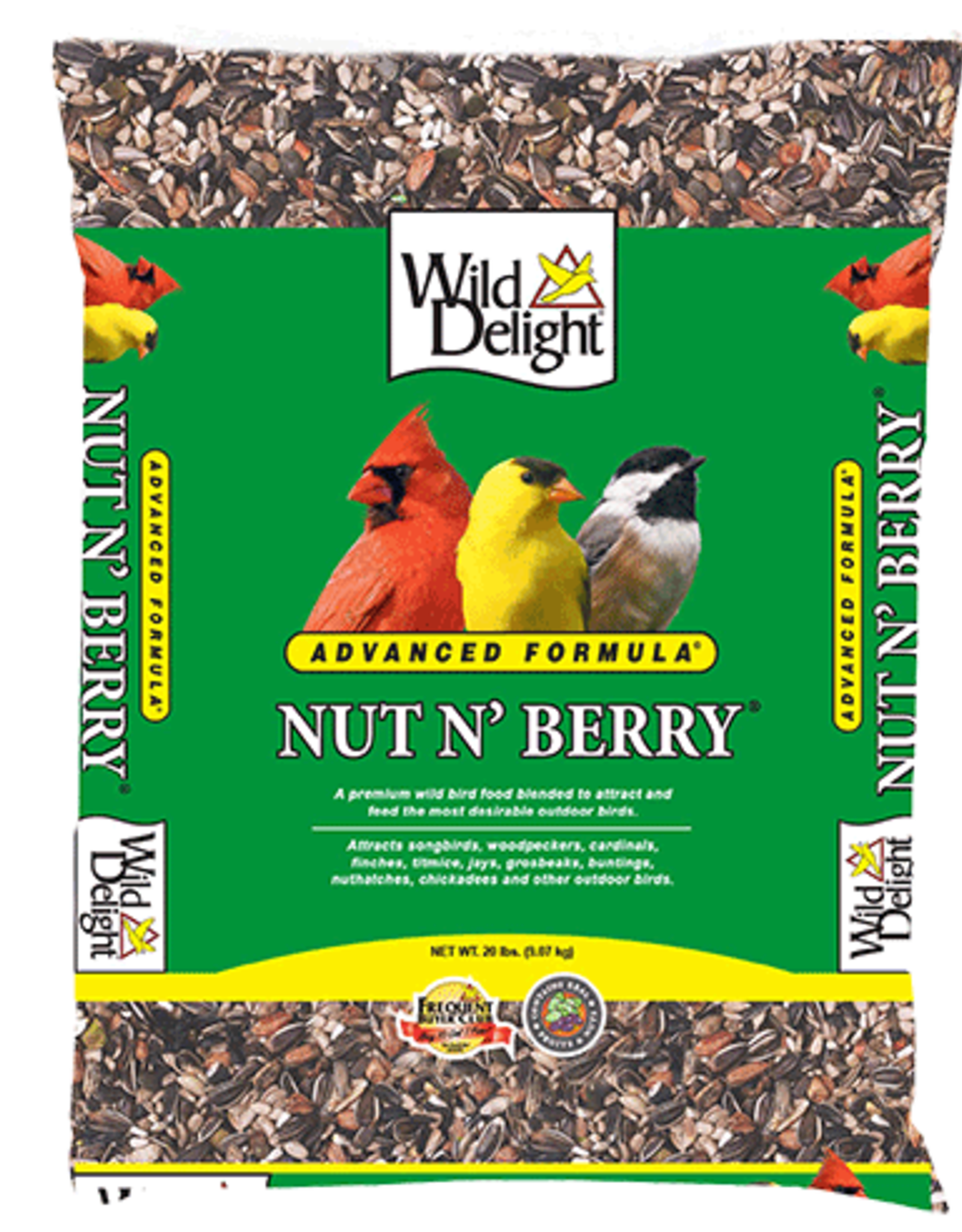 Wild Delight WILD DELIGHT NUT N  BERRY WILD BIRD FOOD 20LBS