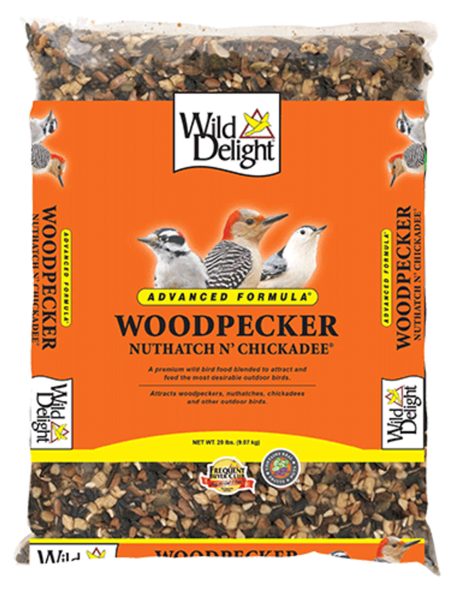 Wild Delight WILD DELIGHT WOODPECKER, NUTHATCH & CHICKADEE FOOD 20LBS