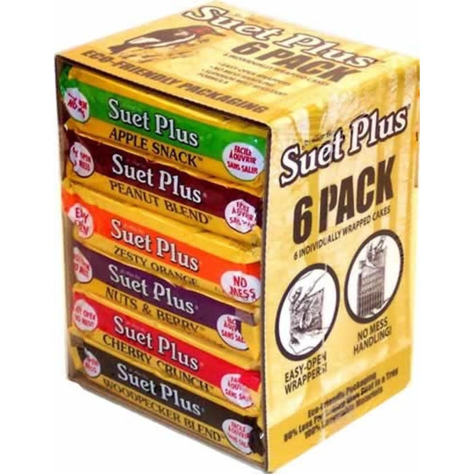 Wildlife Sciences Suet Plus Variety Pack - 6 Pack