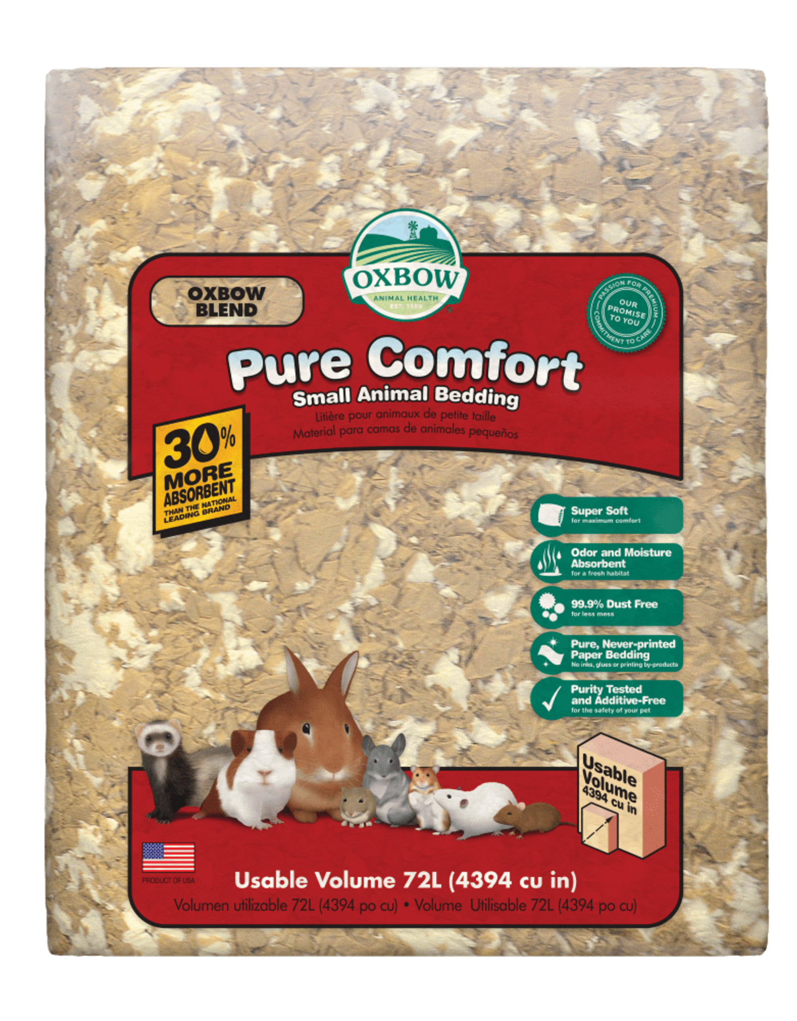 Oxbow Oxbow Pure Comfort Small Animal Bedding - Blended - 72 L