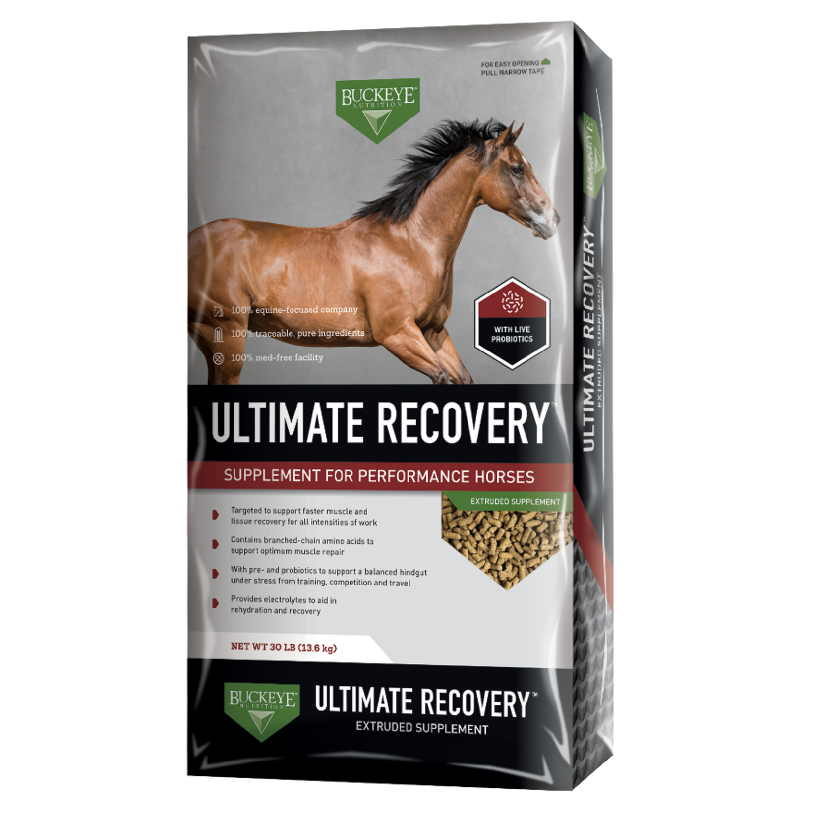 Buckeye Buckeye Ultimate Recovery Extruded Performance Supplement - 30 lb