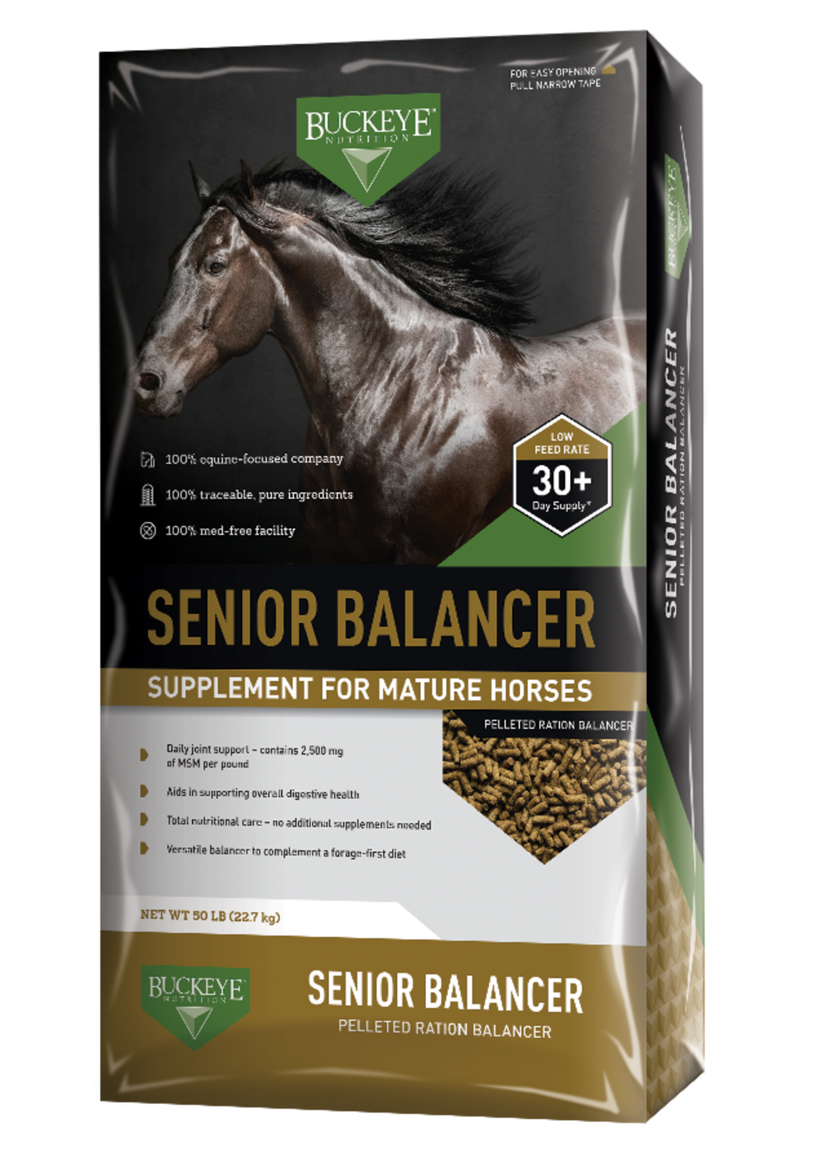 Buckeye Buckeye Senior Balancer Pelleted Ration Balancer - 50 lb