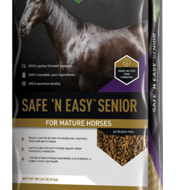 Buckeye Buckeye Safe 'N Easy Senior Extruded Horse Feed - 40 lb
