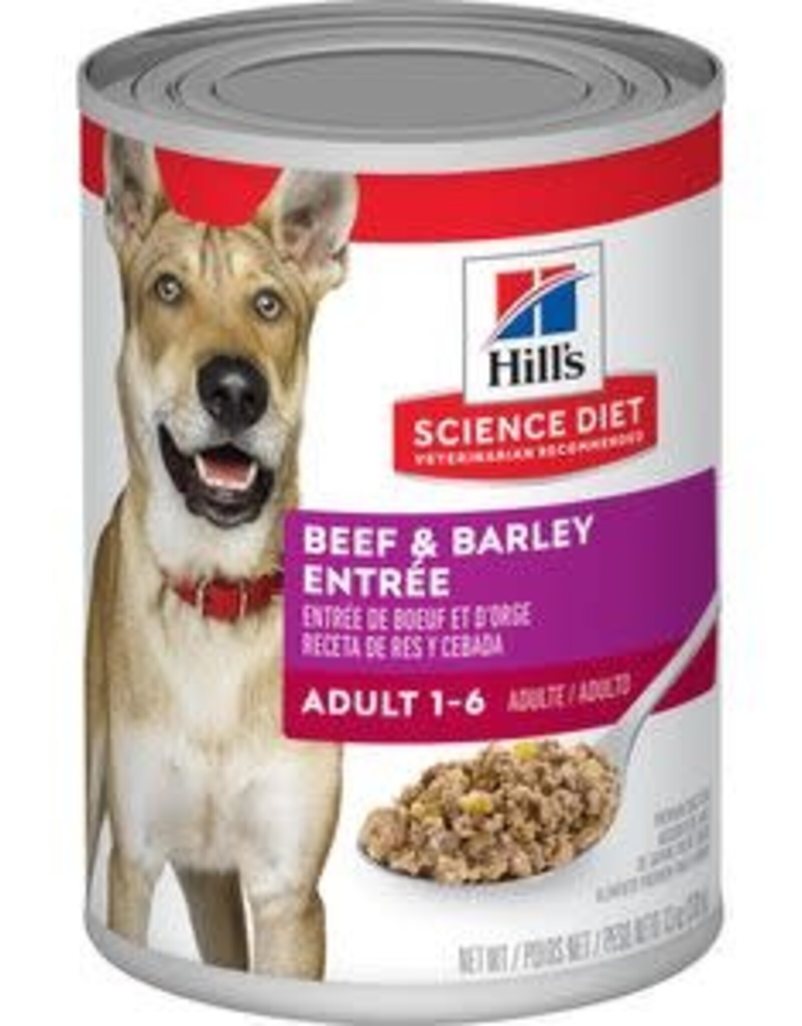 Hill's Science Diet HILL'S SCIENCE DIET DOG ADULT BEEF & BARLEY CAN 13OZ CASE OF 12