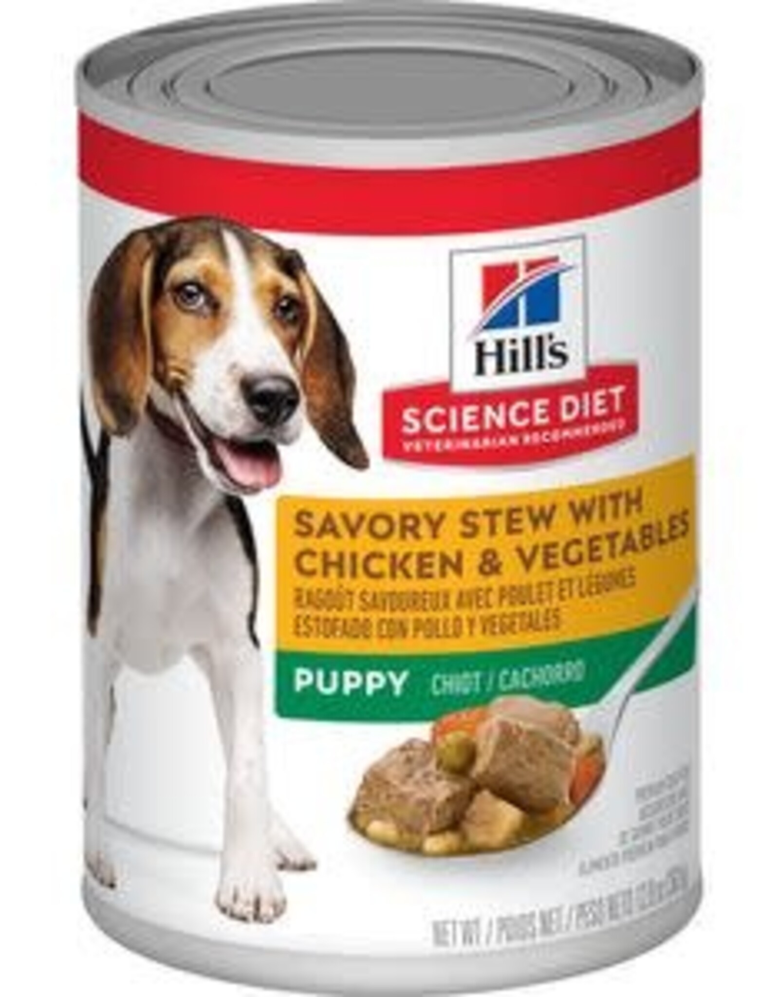 Hill's Science Diet HILL'S SCIENCE DIET PUPPY SAVORY STEW CHICKEN & VEGETABLES CAN 12.8OZ CASE OF 12