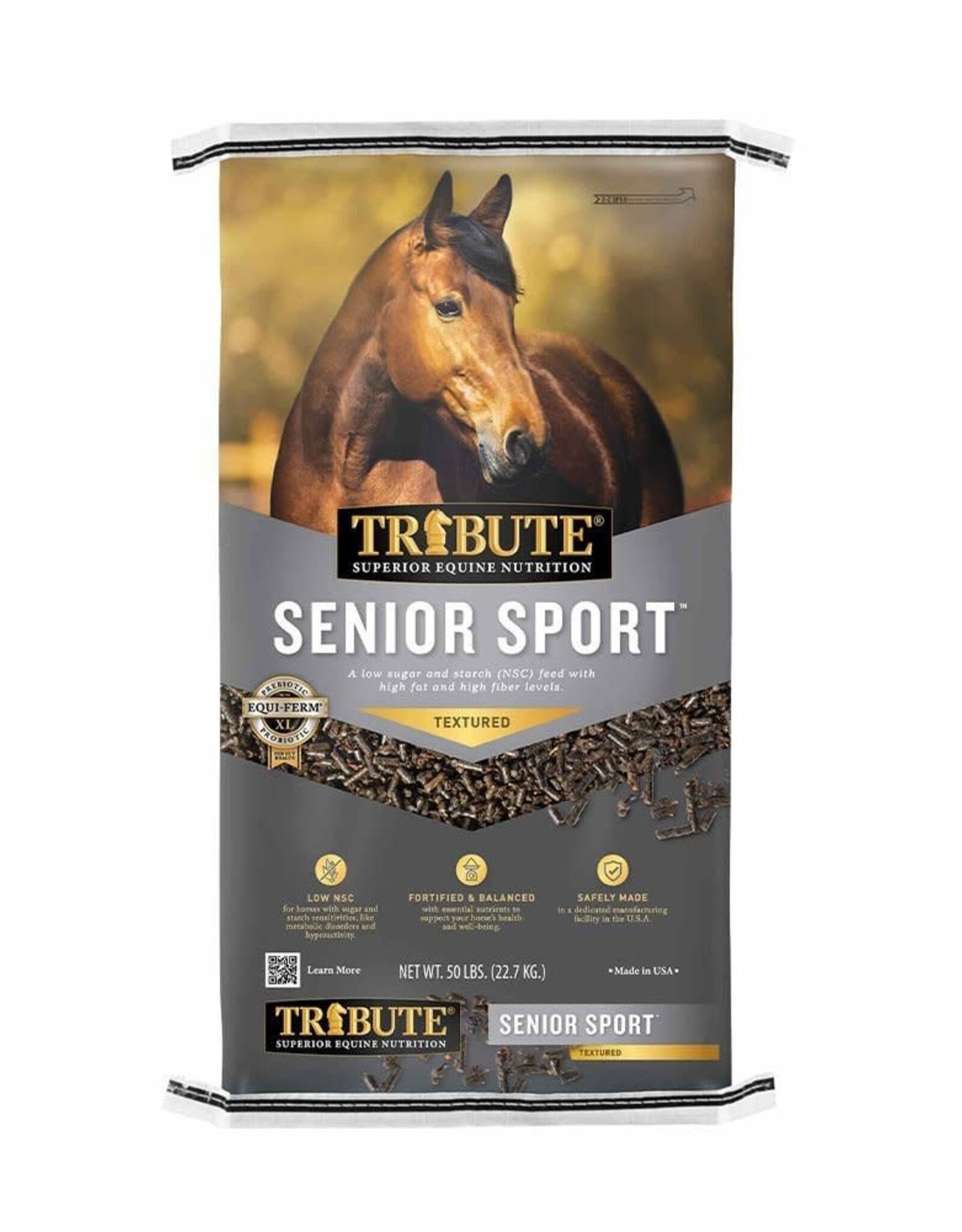 Tribute Tribute Senior Sport Textured Horse Feed - 50 lb