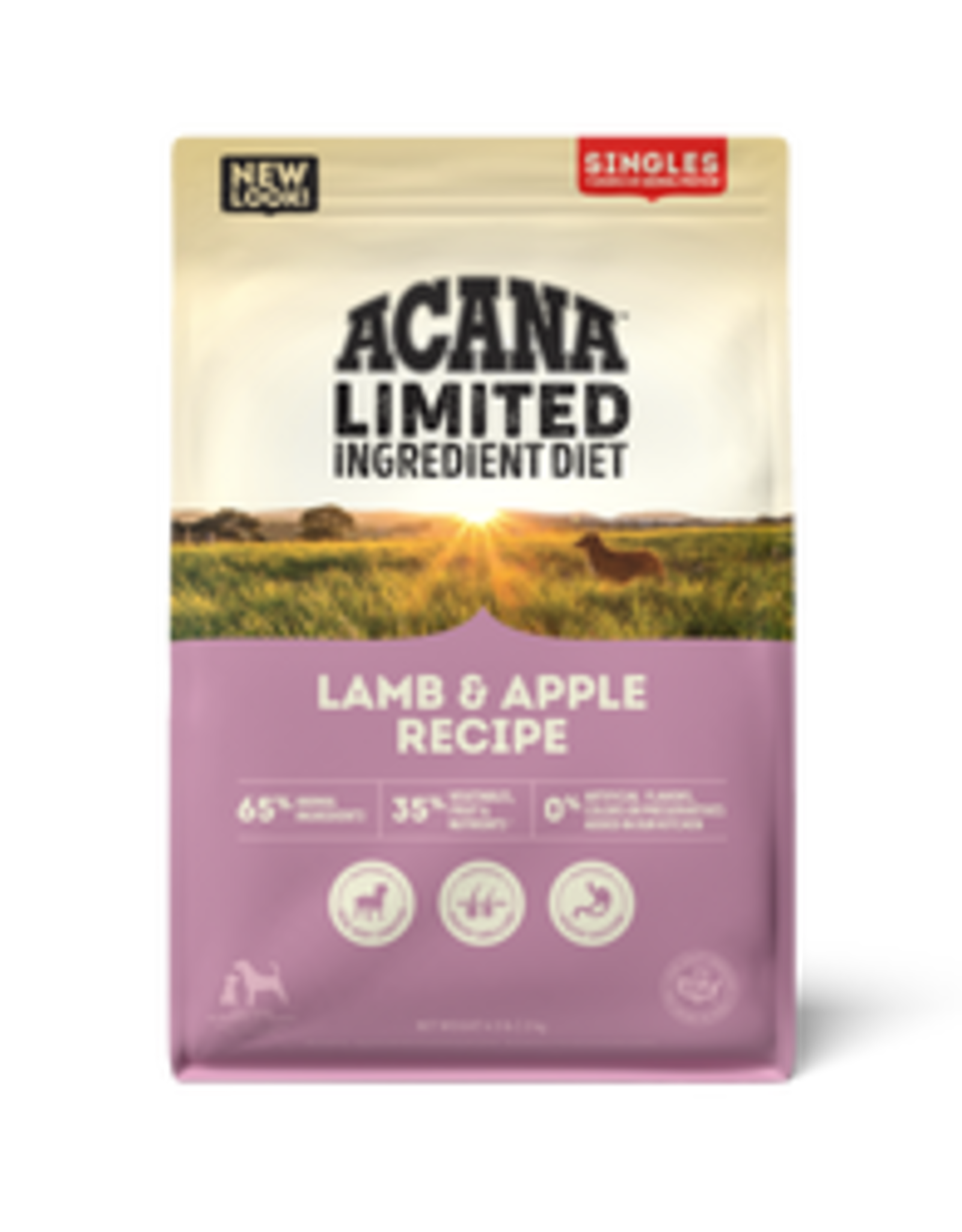 CHAMPION PET FOOD ACANA LAMB & APPLE SINGLES 13LBS