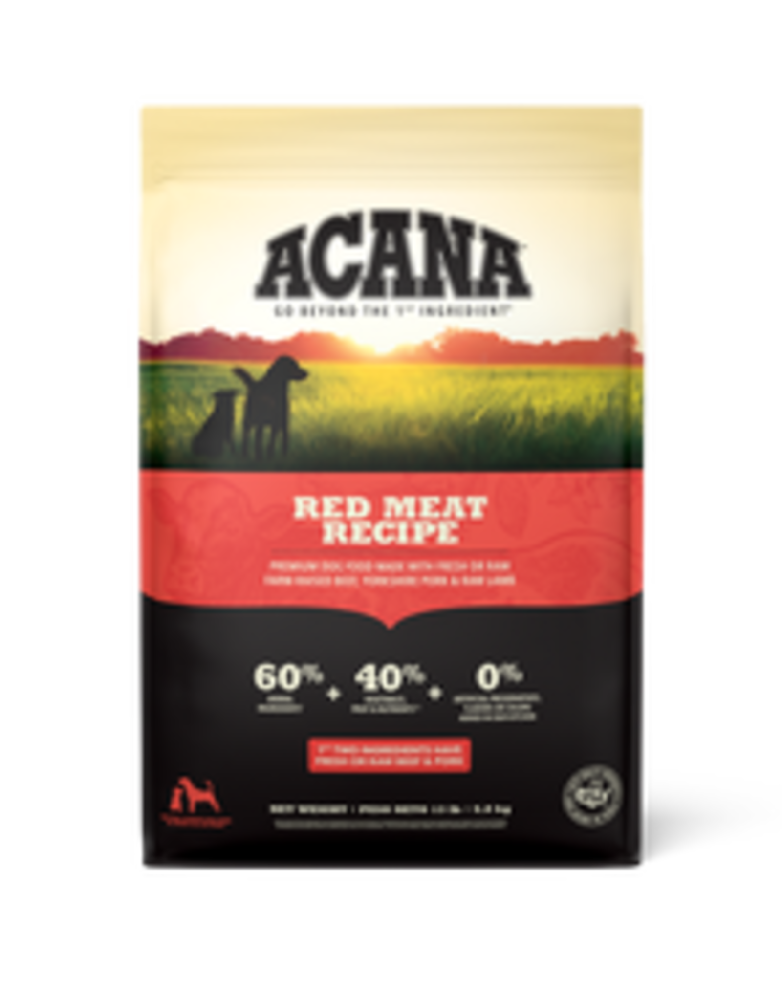 CHAMPION PET FOOD ACANA DOG HERITAGE RED MEAT 25LBS