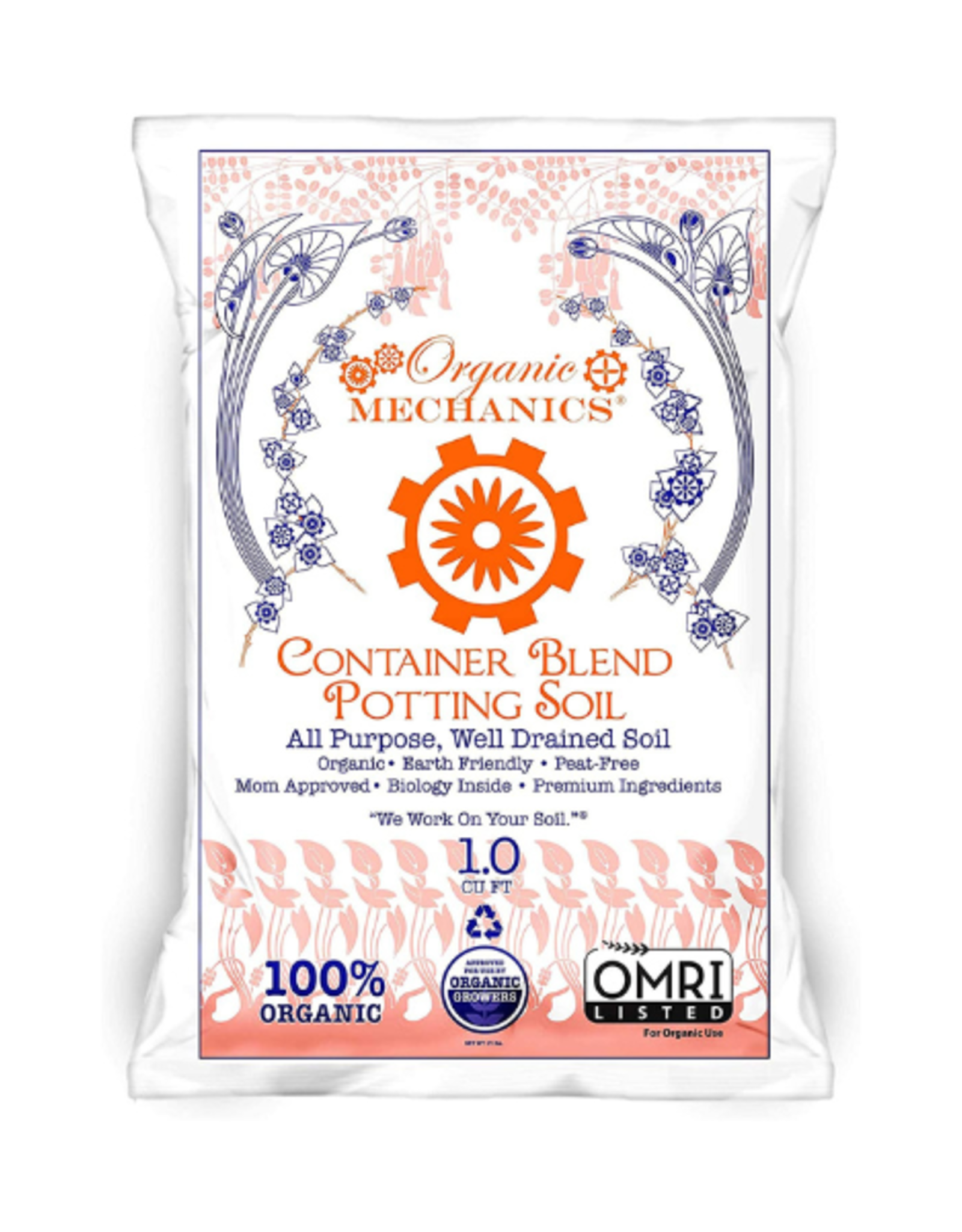 Organic Mechanics Organic Mechanics Container Blend Potting Soil - 1 CU FT