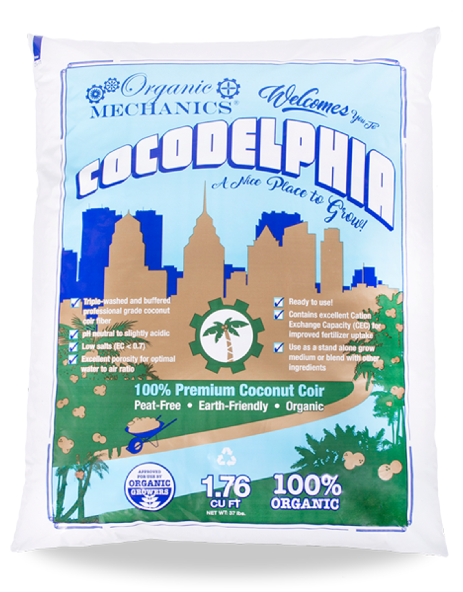 Organic Mechanics Organic Mechanics Cocodelphia Coco Coir - 1.76 CU FT
